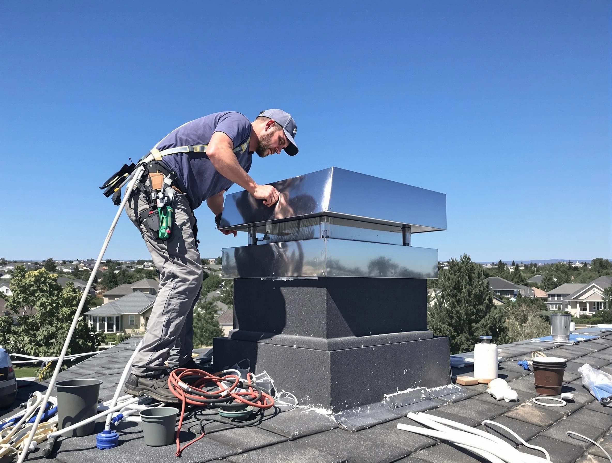 Chimney Cap Services service in Brighton, CO